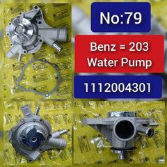 Water Pump 1112004301 Compatible With MERCEDES-BENZ C-CLASS (W203) Tag-W-79