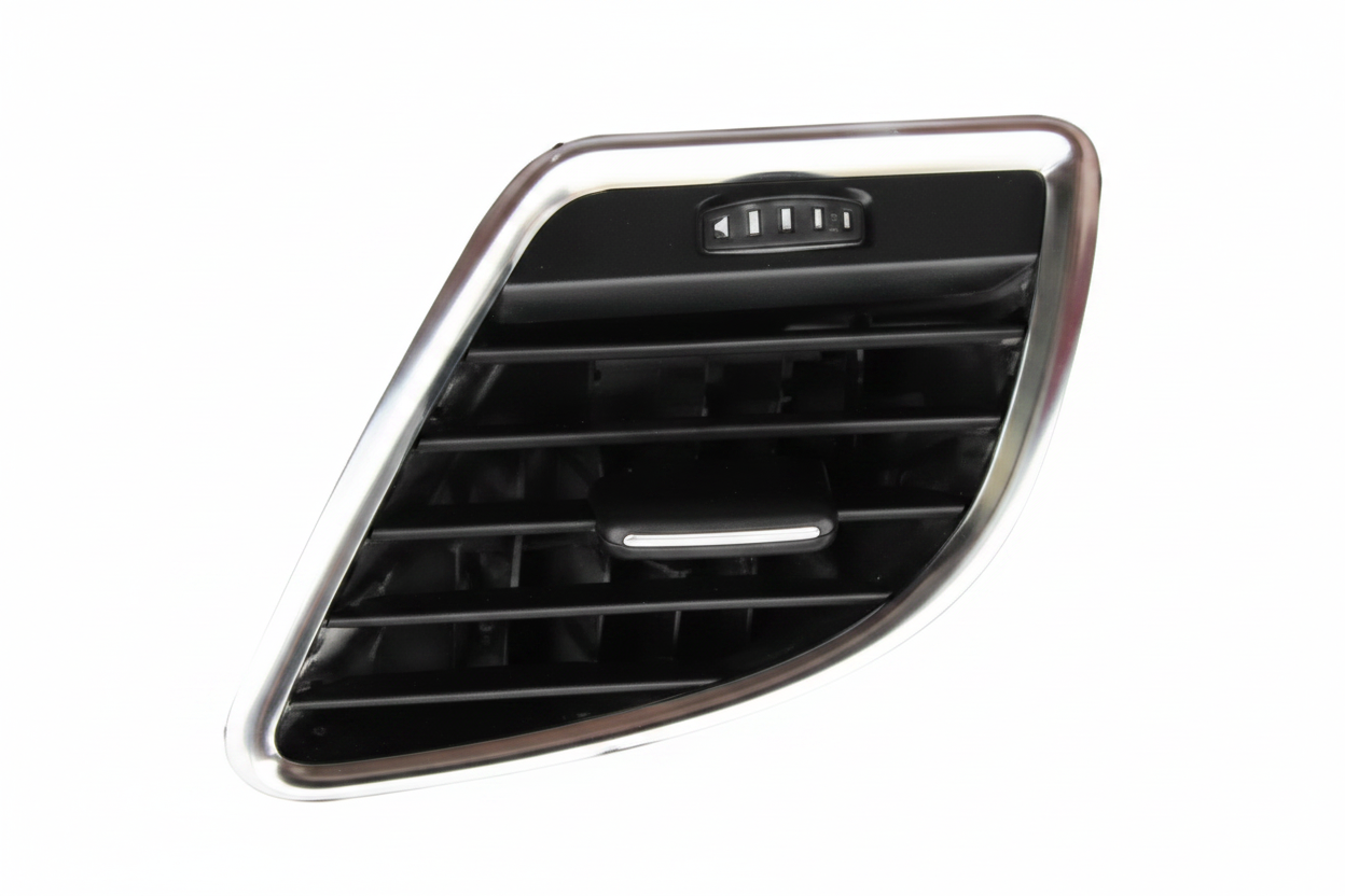 Black Ac Vent Grille Assembly Center &  Right & Left Compatible With Audi A4