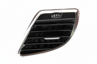 Black Ac Vent Grille Assembly Center &  Right & Left Compatible With Audi A4