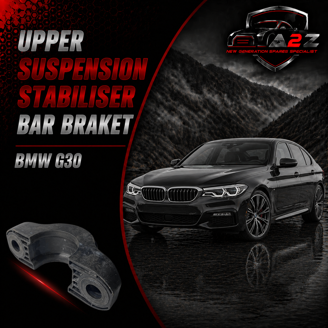 Upper Suspension Stabiliser Bar Braket 31356861472 Compatible With BMW G30