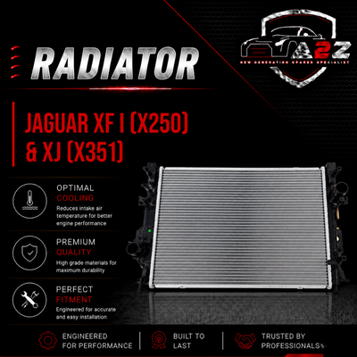 Radiator LR006715 LR006714 LR039623 LR002641 Compatible with LAND ROVER DISCOVERY SPORT (L550) & FREELANDER 2 (L359) | LR2 & RANGE ROVER EVOQUE (L538)