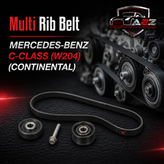 Multi Rib Belt 7PK2418 A009936796 0009936796 0139977492 2712060019 Compatible With MERCEDES-BENZ C-CLASS (W204) (CONTINENTAL)