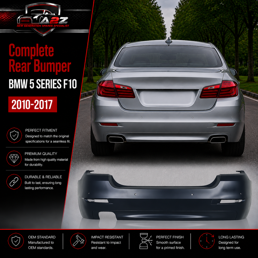 Rear Bumper 51127332764 Compatible With BMW  5 SERIES F10 2010-2017 Tag No.114