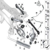 Rear Left/Right ABS Wheel Speed Sensor 34526762466  Compatible With BMW 3 Series E90