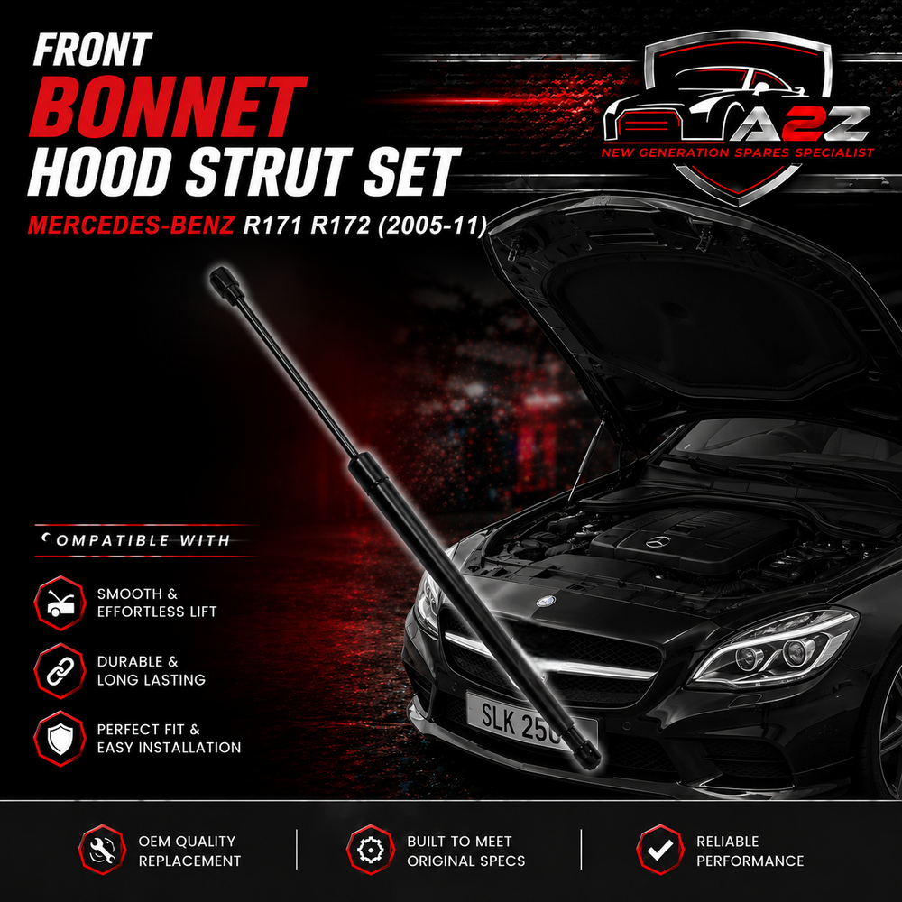 Front Bonnet Hood Strut 1719800164 Compatible With MERCEDES-BENZ SLK (R171) & SLK (R172)