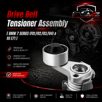 Belt Tensioner With Pulley 11287627052 11284600341  11287586900 Compatible with BMW 7 Series (F01,F02,F03,F04) & X6 E71 Tag no : 13