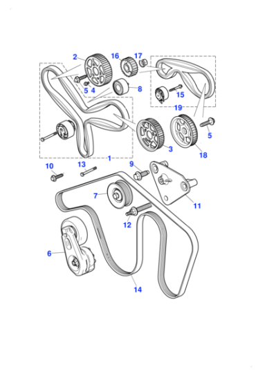 Timing Belt Kit CT1118K1  C2C24601 Compatible With LAND ROVER RANGE ROVER SPORT I (L320) (CONTINENTAL)