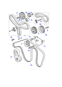 Timing Belt Kit CT1118K1  C2C24601 Compatible With LAND ROVER RANGE ROVER SPORT I (L320) (CONTINENTAL)