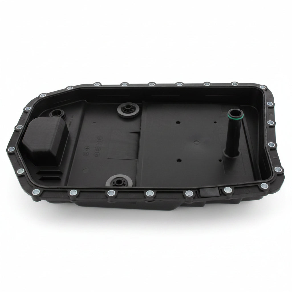 Transmission Oil Pan 24152333907 24117536387 24117571217 Compatible With BMW 3 Series E90 & 3 Series F30, F80 E93 5 Series E60 & 6 Series E63 E64 & 7 Series E65, E66, E67 & 7 Series F01, F02, F03, F04 & X5 E70 & X6 E71, E72 & Z4 Roadster E89 Tag-OP-07