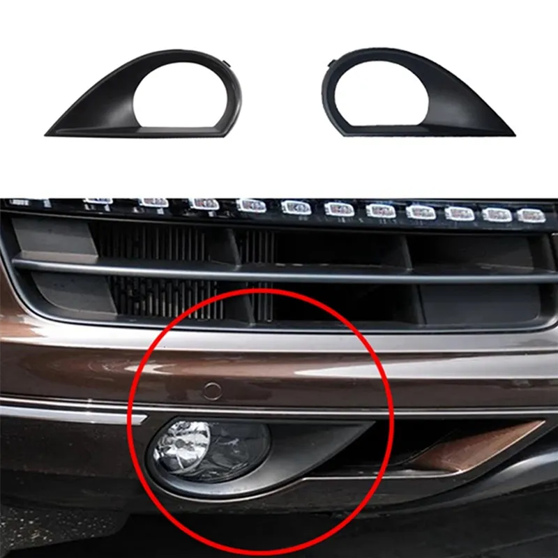 Fog Lamp Cover Compatible With  AUDI Q7 (2010-15)  Fog Lamp Cover Left 4L0807489A & Right 4L0807490A