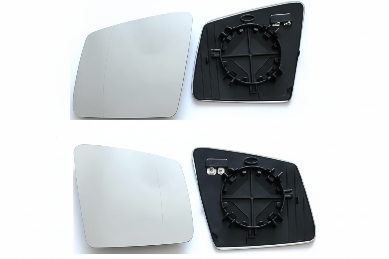 Side Rearview Wing Side Mirror Glass Left 1668100119 & Right 1668100219 Compatible With MERCEDES-BENZ G-CLASS (W463) & GL-CLASS (X164) & GL-CLASS (X166) & GLE (W166) &  M-CLASS (W164) & M-CLASS (W166)