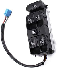 Mercedes-Benz E-CLASS W203 10-Wire Window Black Switch Compatible with 203/209 A2038210679 Tag-SW-08