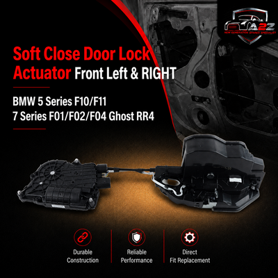 Soft Close Door Lock Actuator Front Left 51217185689 Front Right 51217185692 Compatible With BMW 5 Series F10/F11 7 Series F01/F02/F04 Ghost RR4