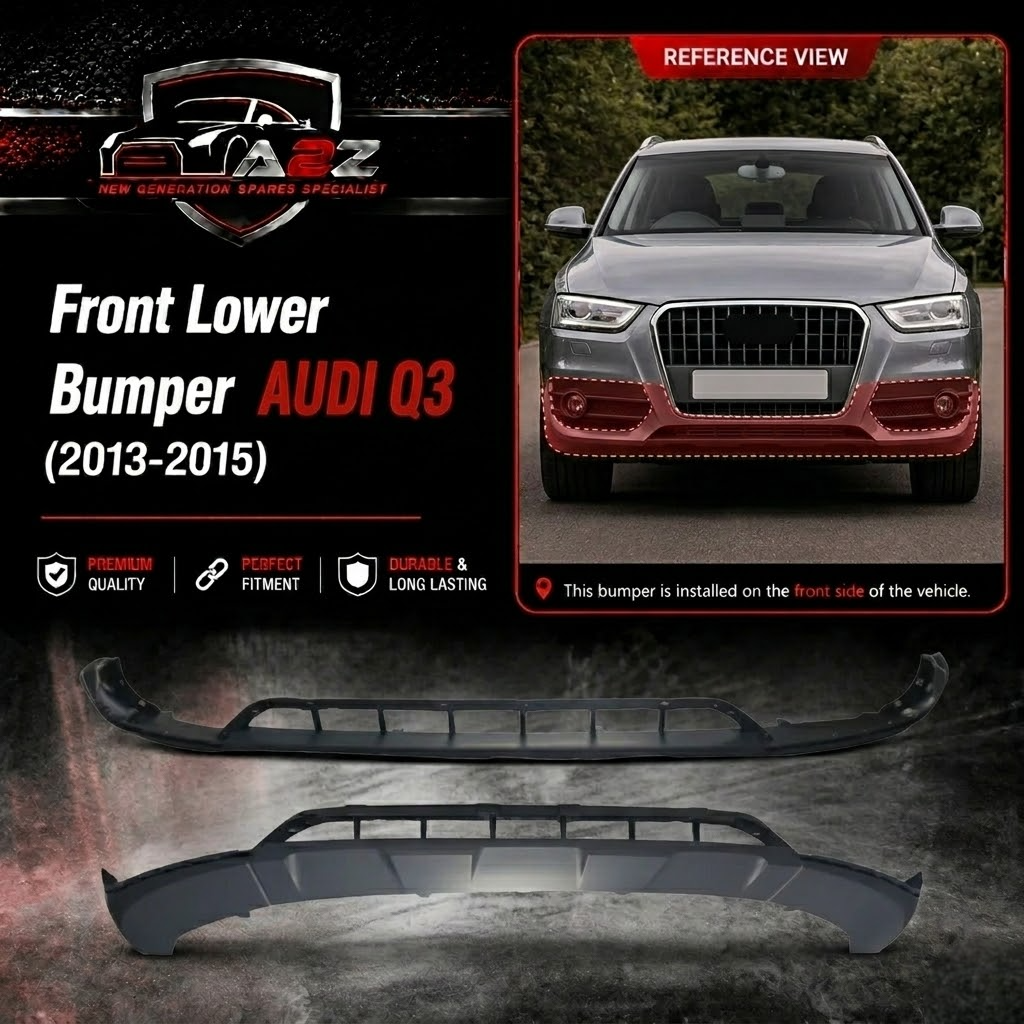 Front Lower Bumper 8U0807061B Compatible With AUDI Q3 (2013-2015) Tag No.71