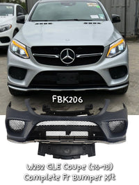 Front Bumper Kit 2928851925 Compatible With Mercedes Benz GLE Class W292 Coupe (2016-19) FBK206