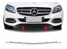 Front Bumper Chrome 2058853123 Compatible With MERCEDES-BENZ C-CLASS (W205)