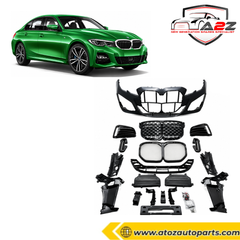 Front Bumper Body Kit Compatible with BMW 3 Series G20 G28 (2019-2023) To M3 M4 G80 M Upgrade | (Shipping Cost Not Included In Price)