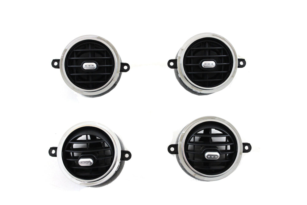 Front Black Air Conditioner Back Ac Vent Grille Outlet Tab Clip Slider Repair Kit 1648302154 & 1648302354 & 1648302454Compatible With MERCEDES-BENZ GL-CLASS W164 & ML-CLASS W164 (Set Of 4)
