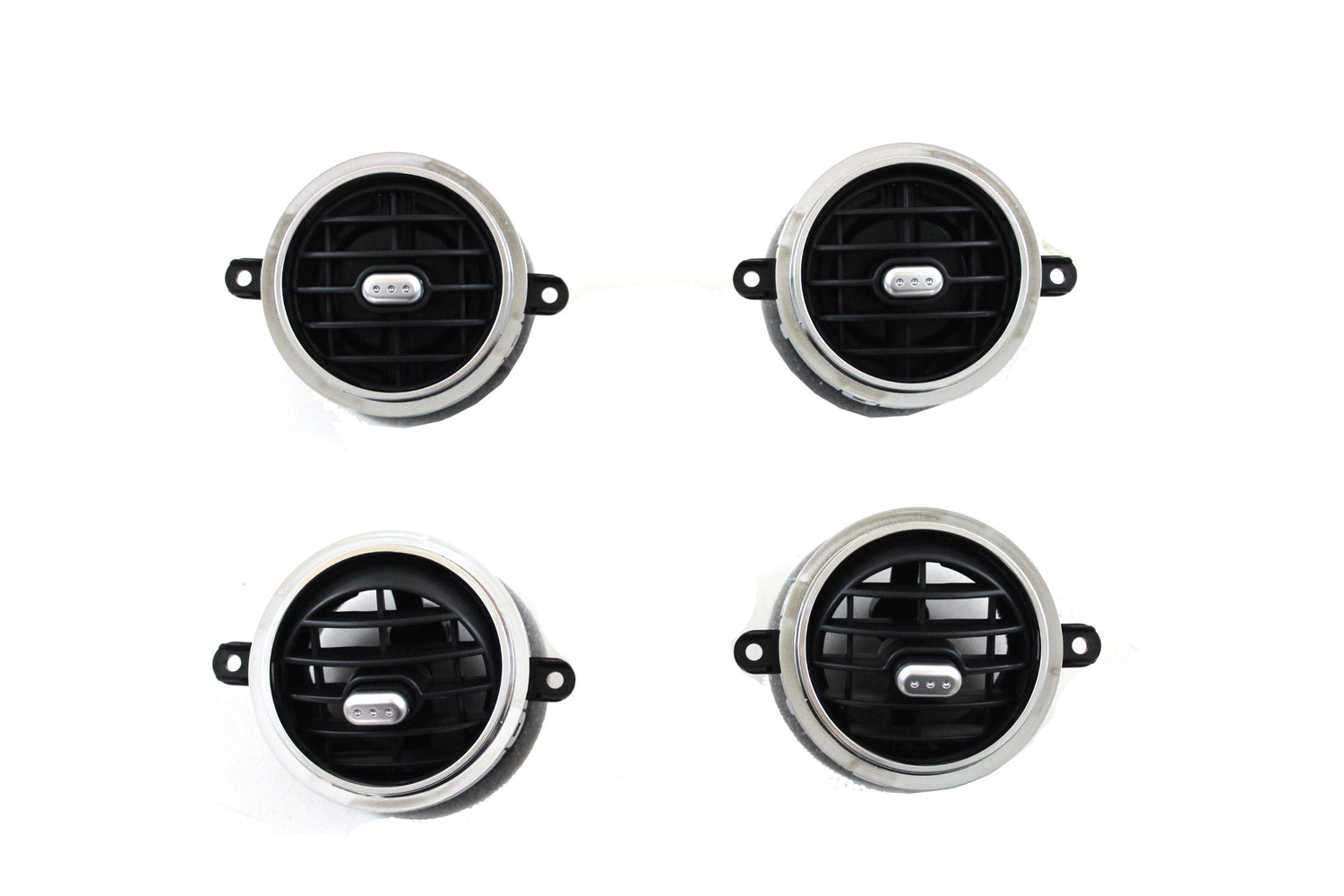 Front Black Air Conditioner Back Ac Vent Grille Outlet Tab Clip Slider Repair Kit 1648302154 & 1648302354 & 1648302454Compatible With MERCEDES-BENZ GL-CLASS W164 & ML-CLASS W164 (Set Of 4)