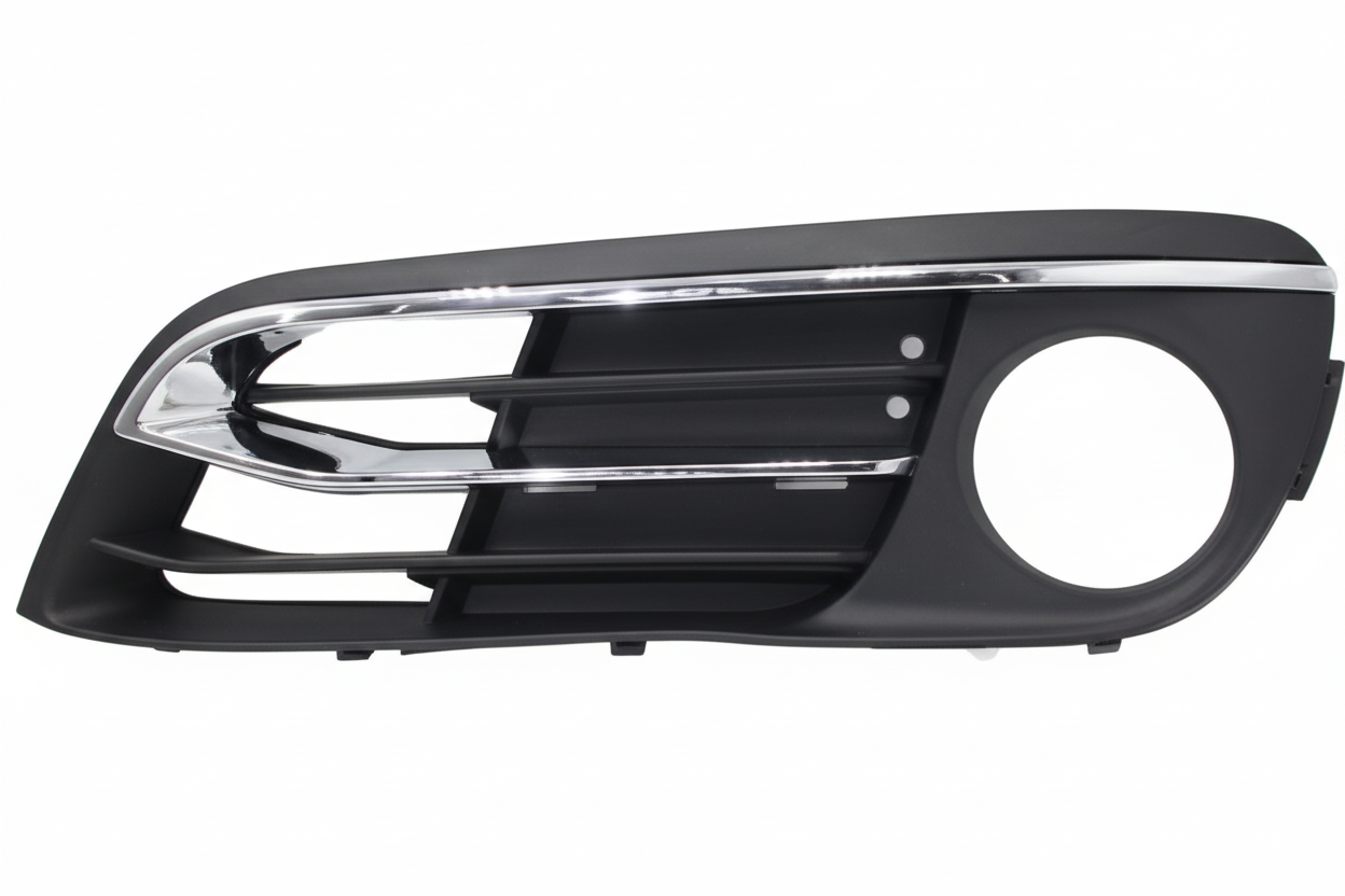 Fog Lamp Cover With Chrome Compatible With BMW 5 Series F10 2014-2016 Fog Lamp Cover With Chrome Left 51117342389 & Right 51117342390  Tag-FC-403