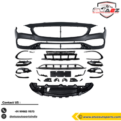 Front Compatible With Mercedes Benz CLA Class W117 C117 X117 (2013-2019) Upgrade To Mercedes Benz AMG 45 (Shipping Cost Not Included In Price)