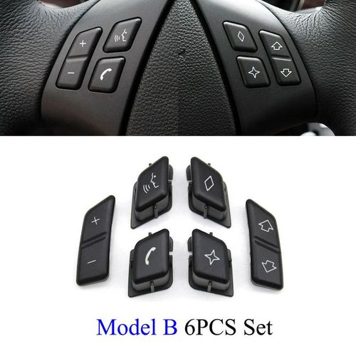 Steering Wheel Button Keys Model A 61316959893 Model B 61316959894 Compatible with BMW  X1 E84 2010-2016  BMW & 3 SERIES E90 2006-2012