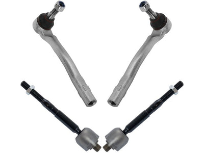 Front Steering Tie Rod End Head Assembly (Rack End 1644600005 & Tie Rod End Left 1643301103  & Right 1643301203) Compatible With MERCEDES-BENZ GL-CLASS (X164) & M-CLASS (W164) & R-CLASS (W251, V251)