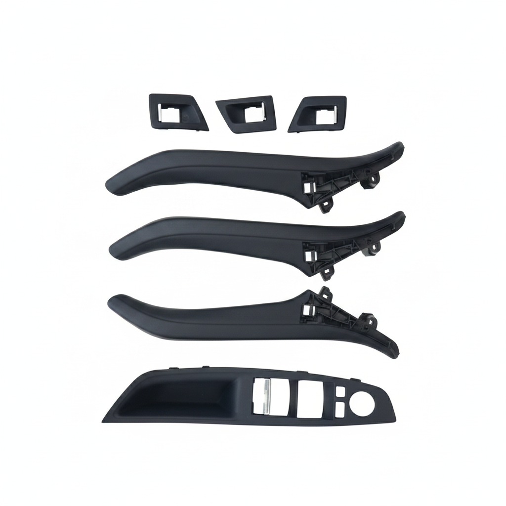 Inner Door Handle Assembly (With Leather Set Of 7) Compatible With BMW 5 Series F10