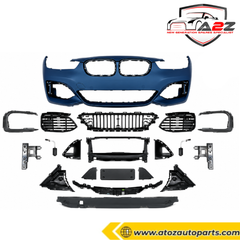 Front Bumper Body Kit Compatible With BMW 1 Series F20 Lci (2015-2018) To M Sport Mt M Tech Upgrade | (Shipping Cost Not Included In Price)