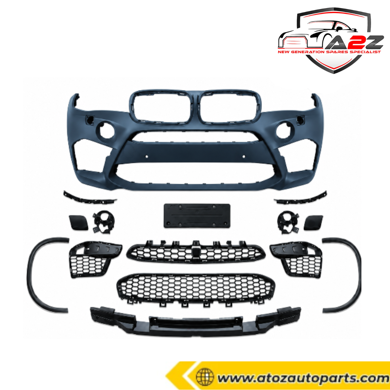 Front Bumper Body Kit Compatible with BMW  BMW X5 F15 (2014-2019) To M Sport Mp M Performance M Sport X5m Upgrade | (Shipping Cost Not Included In Price)