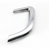 Interior Door Handle Surrounding Cover Trim  Silver Chrome  Left LR076101 & Right LR076102 Compatible With Land Rover Discovery (2015-2019)