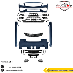 Complete Conversion Bumper Kit Compatible With Mercedes Benz A Class W176 (2012-2016) Upgrade To Amg Amg45 (Shipping Cost Not Included In Price)
