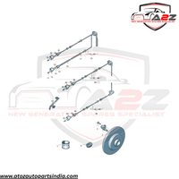 Rear Left ABS Wheel Speed Sensor Black 1KD927807 WHT00385 Compatible With AUDI Q3 8UB, 8UG