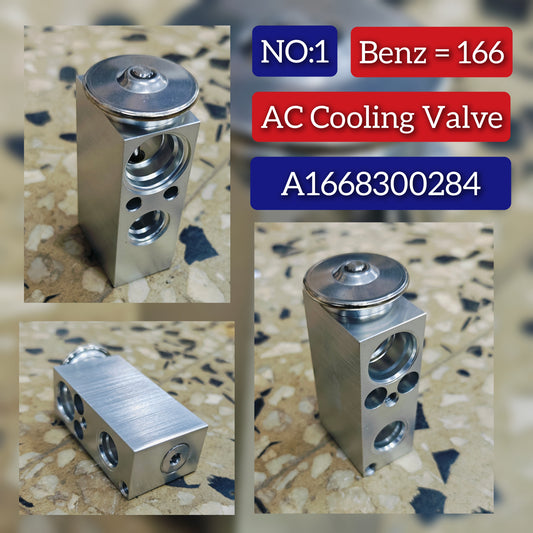 Expansion Valve A1668300284 1668300284 Compatible With MERCEDES BENZ GL-CLASS (X166) & GLE (W166) & GLE Coupe (C292) & GLS (X166) & M-CLASS (W166)