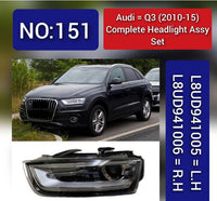 Headlight Headlamp Left 8UD941005  & Right 8UD941006 (With Blaster) Compatible With AUDI Q3 2010-2015