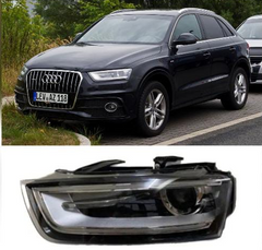 Headlight Headlamp Left 8UD941005  & Right 8UD941006 (With Blaster) Compatible With AUDI Q3 2010-2015