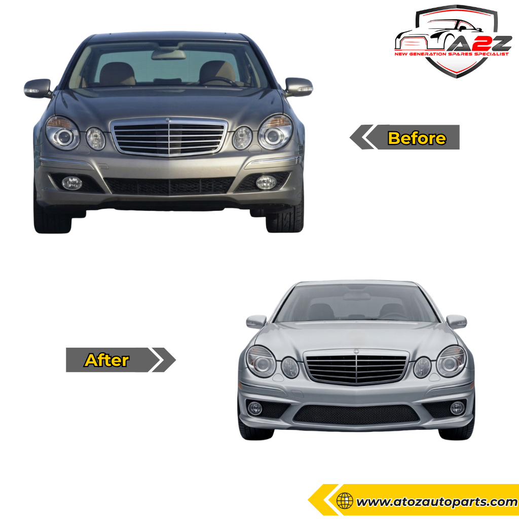 Complete Conversion Bumper Kit Compatible With Mercedes Benz W211 Upgrade To E63 (Tag no.FRBK213) (Shipping Cost Not Included In Price)