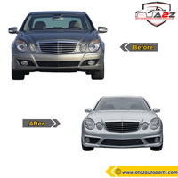 Complete Conversion Bumper Kit Compatible With Mercedes Benz W211 Upgrade To E63 (Tag no.FRBK213) (Shipping Cost Not Included In Price)