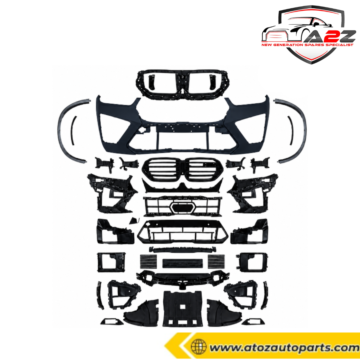 Front Bumper Body Kit Compatible with BMW X5 G05 (2019-2022 ) To X5 M Sport Mp M Performance Upgrade |  (Shipping Cost Not Included In Price)