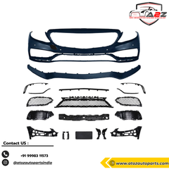 Front Bumper Kit Compatible With Mercedes Benz C Class W205 C205 Coupe (2015-2021) Upgrade To AMG C63 (Shipping Cost Not Included In Price)