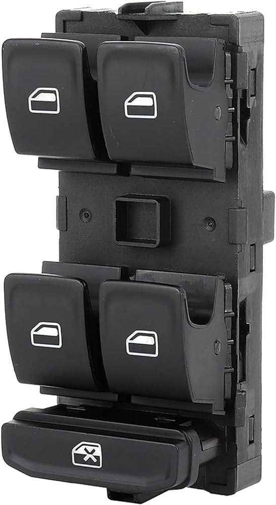 Car Electric Power 10 Pin Black Window Switch 5ED959857 5E0959857M Compatible With Skoda Octavia Tag-SW-47