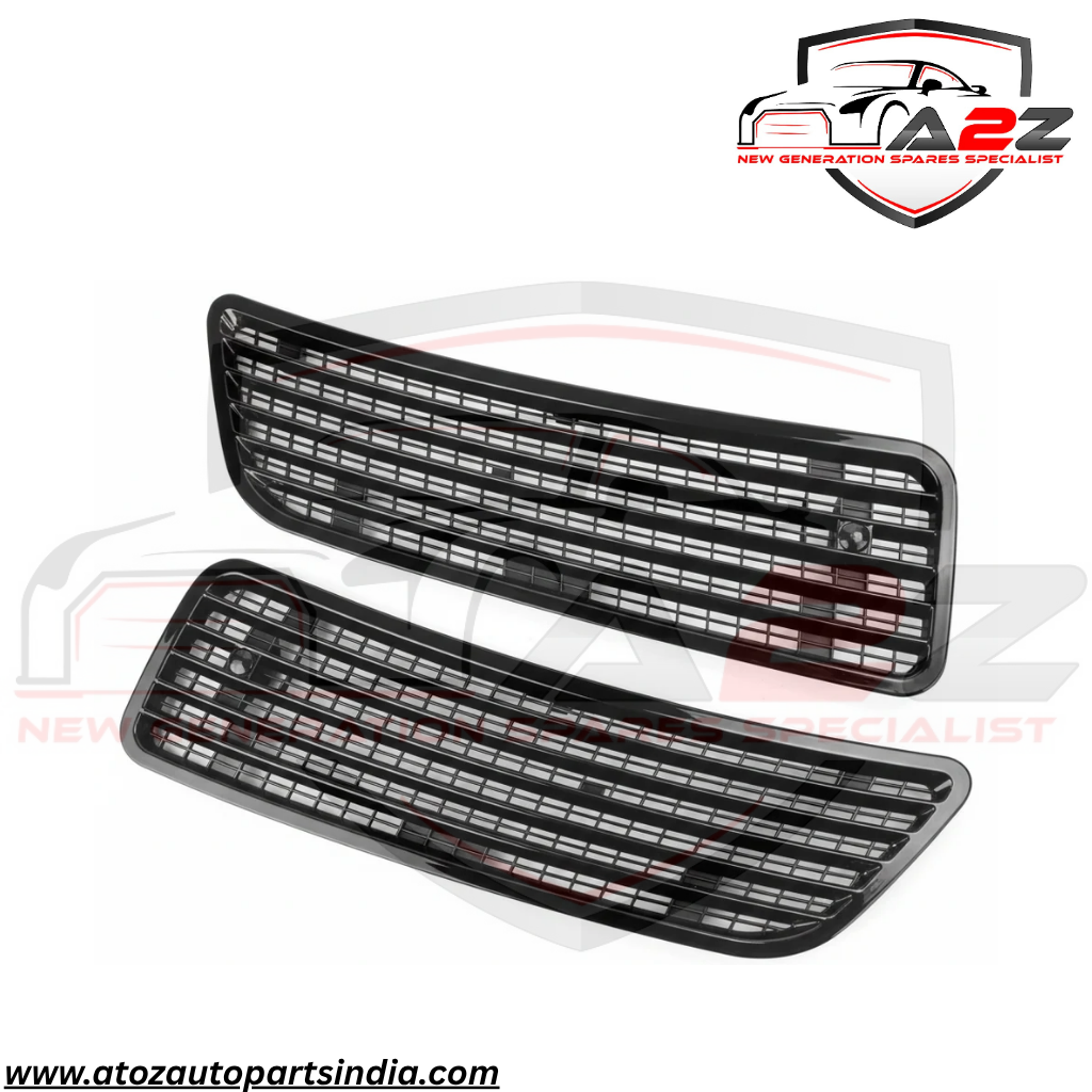 Hood Air Vent Grille Cover Set Left 2218800305 & Right 2218800205 Compatible With MERCEDES BENZ S-CLASS (W221)