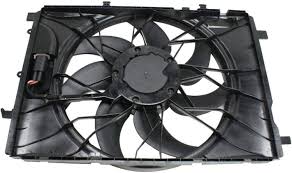Engine Radiator Cooling Fan Assembly 2045000293 2049066802 Compatible With  MERCEDES-BENZ C-CLASS (W204) & CLA Coupe (C117) & CLS (C218) & E-CLASS (W212)