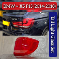 Tail Light Glass Set Left & Right Compatible With BMW F15 (2014-18)