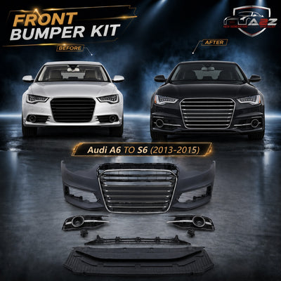 Front Bumper Kit Compatible With Audi A6 To S6  {2013-2015} FBK.10