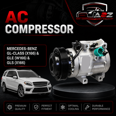 AC Compressor A0032306011 0032306011 A0032307711 Compatible With MERCEDES-BENZ GL-CLASS (X166) & GLE (W166) & GLS (X166)