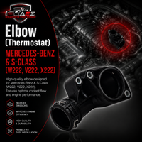Elbow (Thermostat) 6422001556 & A6422001556 Compatible With MERCEDES-BENZ & S-CLASS (W222, V222, X222) No.31