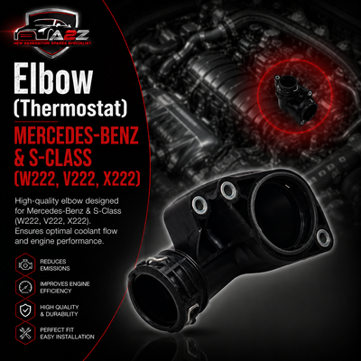 Elbow (Thermostat) 6422001556 & A6422001556 Compatible With MERCEDES-BENZ & S-CLASS (W222, V222, X222) No.31