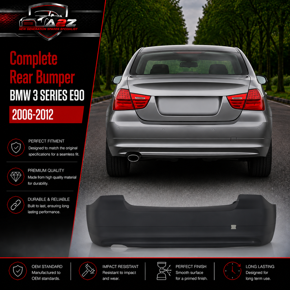 Rear Bumper 51127141053 Compatible With BMW  BMW 3 SERIES E90 2006-2012 Tag No.109