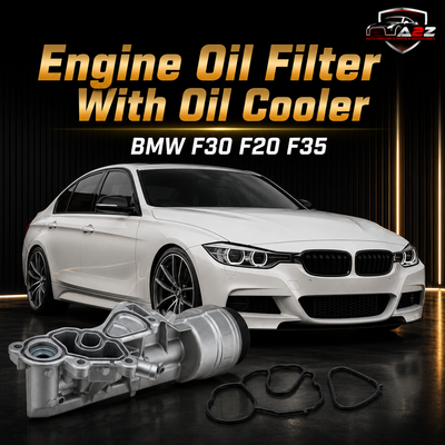 Engine Oil Filter With Oil Cooler 11427611968 Compatible With BMW F30 F20 F35